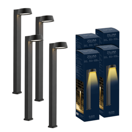 Pakketdeal ZOLUNA 4x priklamp Olivia