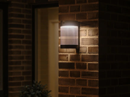 Nordlux solar wandlamp Coupar LED zwart