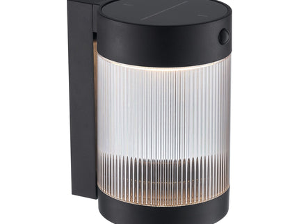 Nordlux solar wandlamp Coupar LED zwart