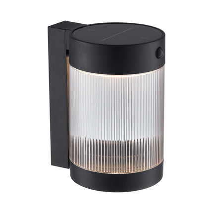 Nordlux solar wandlamp Coupar LED zwart