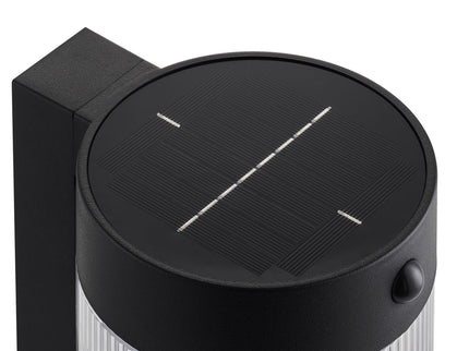 Nordlux solar wandlamp Coupar LED zwart