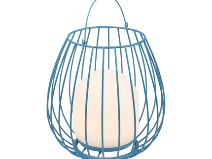 Nordlux oplaadbare tuinlantaarn Jim LED blauw
