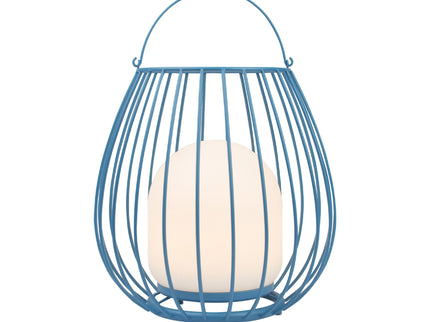 Nordlux oplaadbare tuinlantaarn Jim LED blauw