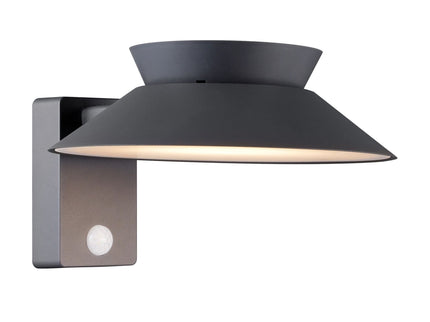 Nordlux solar wandlamp Justina antraciet