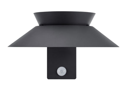 Nordlux solar wandlamp Justina antraciet