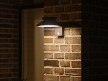 Nordlux solar wandlamp Justina antraciet