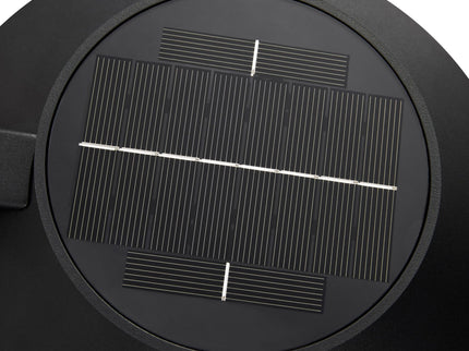 Nordlux solar wandlamp Justina zwart