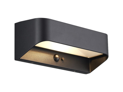 Nordlux solar wandlamp Marcellio LED zwart