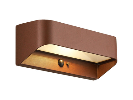 Nordlux solar wandlamp Marcellio LED bruin
