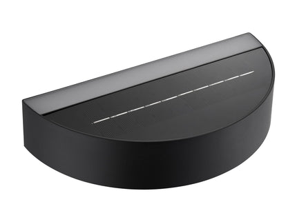 Nordlux solar wandlamp Monay Round zwart
