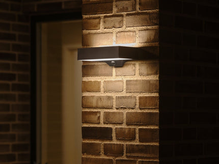 Nordlux solar wandlamp Monay Square zwart