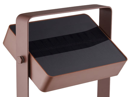 Nordlux solar tafellamp Saulio LED bruin