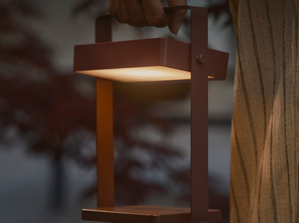 Nordlux solar tafellamp Saulio LED bruin