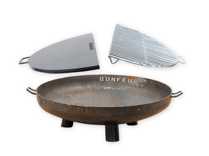 Pakketdeal BonFeu BonBowl Plus 80 + BonPlancha 1/2 80 + BonGrill 1/2 80
