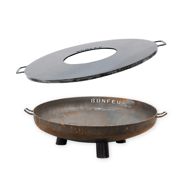 Pakketdeal BonFeu BonBowl Plus 80 + BonPlancha 80