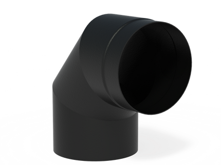 FORNO Bocht 90º Zwart (Ø20cm)