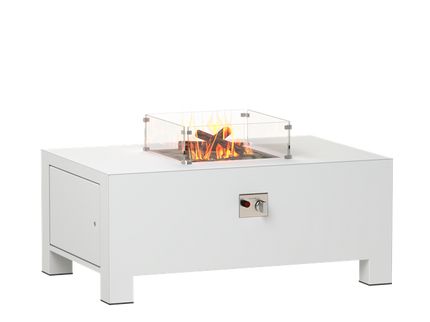 FORNO Vuurtafel Brann Aluminium Wit