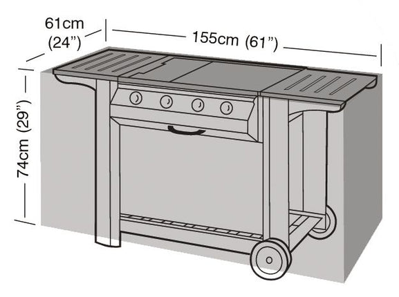 Garland barbecuehoes buitenkeuken 155 Brons