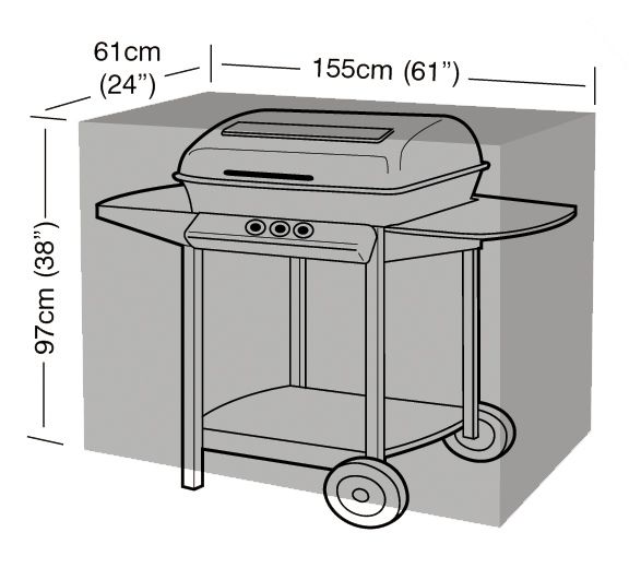 Garland barbecuehoes buitenkeuken 155 Brons