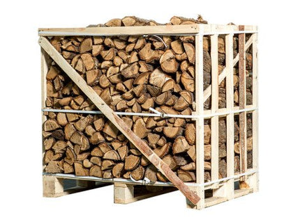 Pallet ovengedroogd eiken haardhout