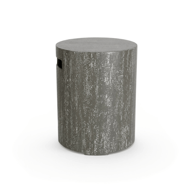 Happy Cocooning gasfles cover Round oscuro travertin