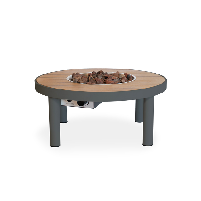 Happy Cocooning vuurtafel Riviera 80 smokey anthracite