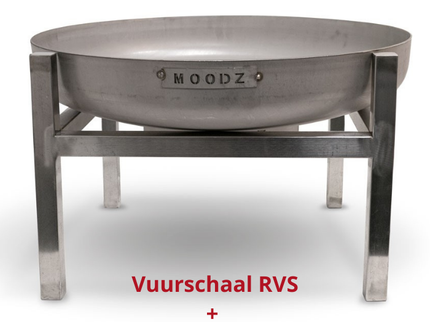 MOODZ onderstel Square 100 RVS
