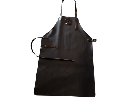 OFYR  Leren schort Black