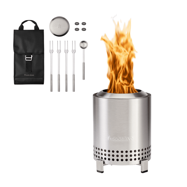 Pakketdeal Solo Stove Mesa XL RVS + accessoirepakket