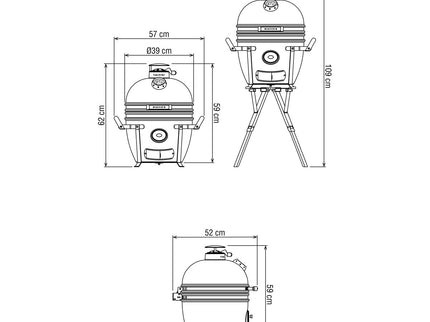YAKINIKU kamado barbecue COMPACT basic