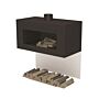 FORNO Tuinhaard Enok Wall Zwart