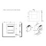 Dimplex Nissum L Betonlook Opti-myst