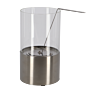 Esschert Bioethanol Tafelhaard Rond RVS