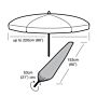 Garland Parasol - beschermer (Ø220cm) 