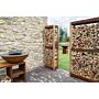 Quoco Houtopslag Cremagliera Corten (3 afm.)