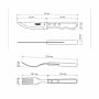 Tramontina 4 pcs Bestekset