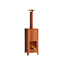 FORNO Tuinhaard Carpa Cortenstaal