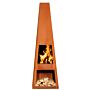 GardenMaxX Vilos XL Corten Terrashaard