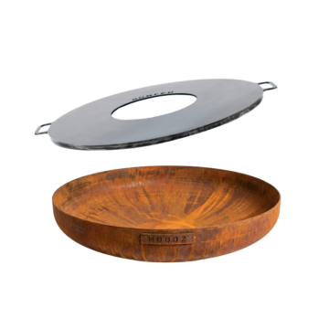 Pakketdeal MOODZ vuurschaal 80 + BonPlancha 80