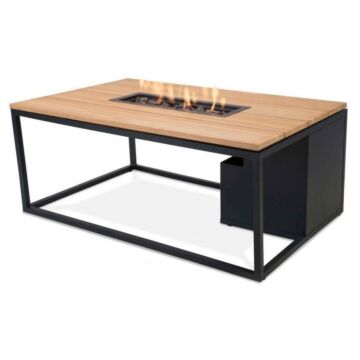 Cosi Vuurtafel Cosiloft 120 Zwart/Teak Cosi Vuurtafel Cosiloft 120 Zwart/Teak