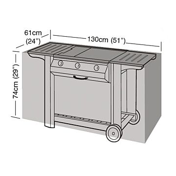 Garland barbecuehoes buitenkeuken 130 Brons