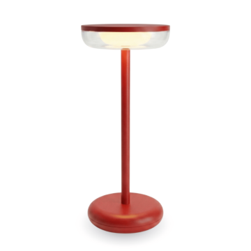 ZOLUNA solar tafellamp Bobbie in kleur evening red
