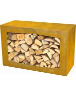 Gardenmaxx woodbox voor houtopslag corten
