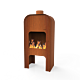 FORNO Tuinhaard Gap CortenStaal