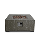 Happy Cocooning vuurtafel Estate Square 88 oscuro travertin