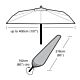 Garland PARASOLHOES 400 Brons