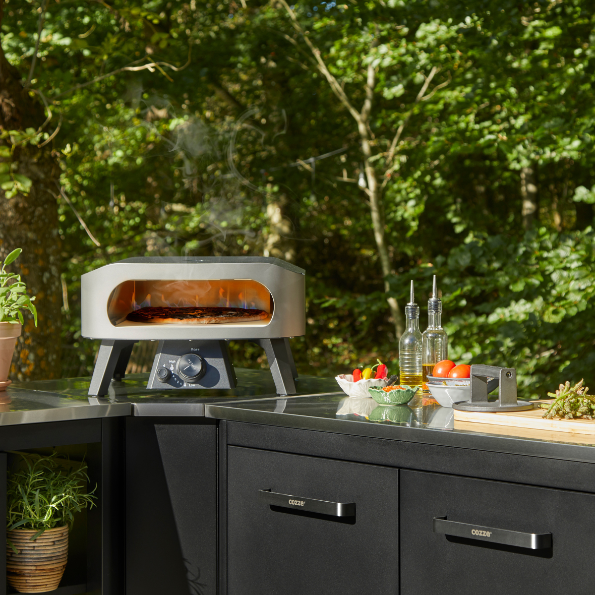 Cozze Classic 17" pizzaoven op gas