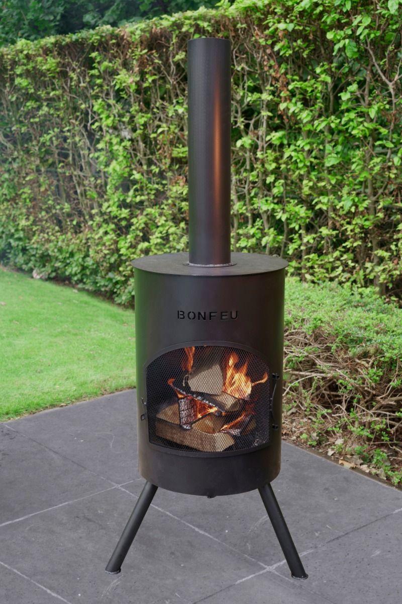 BonFeu BonTon 50 Zwart Tuinhaard