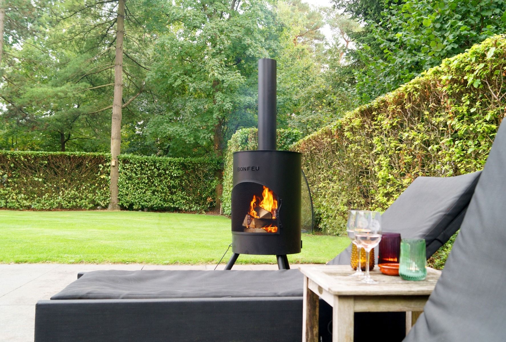 BonFeu BonTon 50 Zwart Tuinhaard