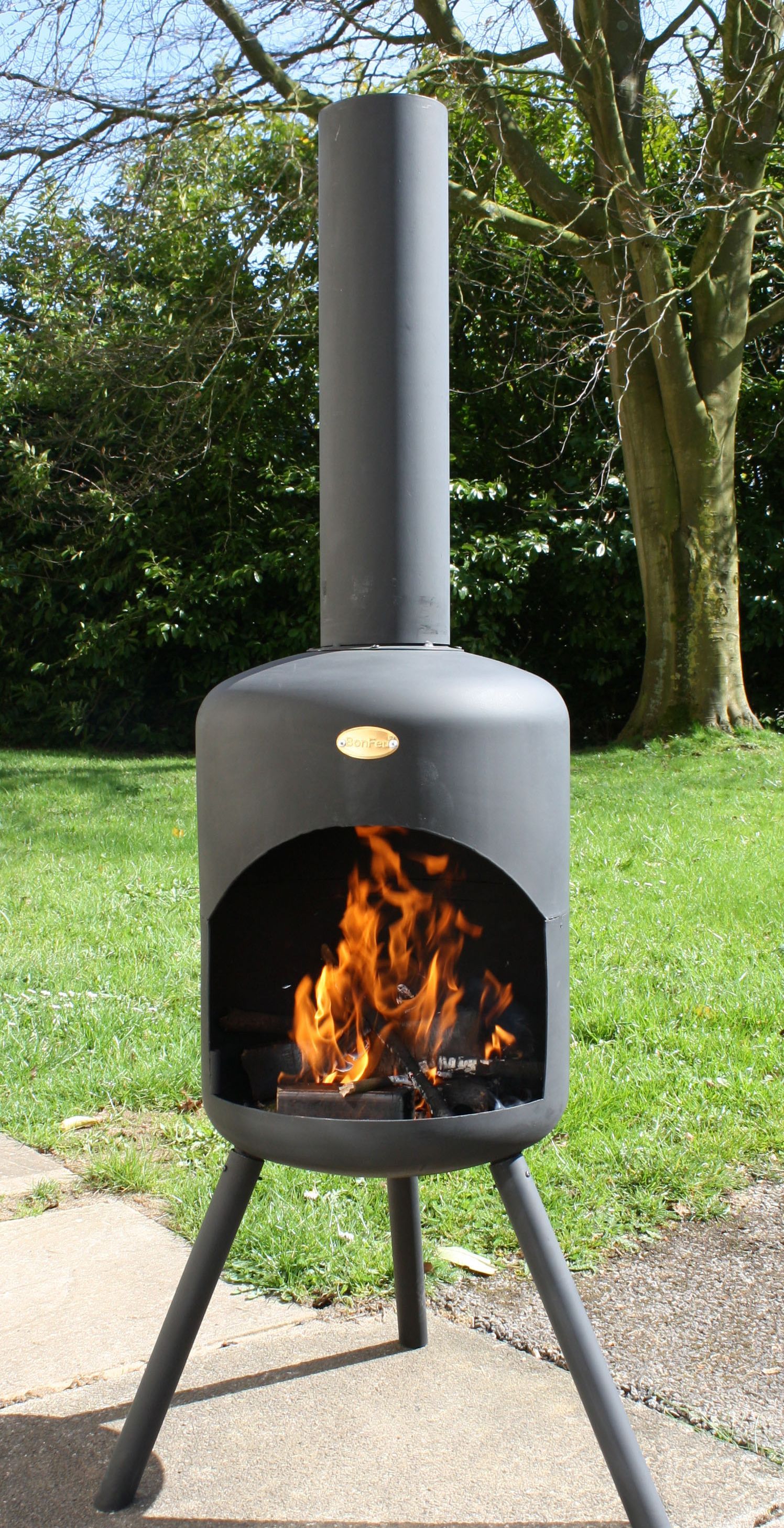 BonFeu BonSelo Zwart Tuinhaard
